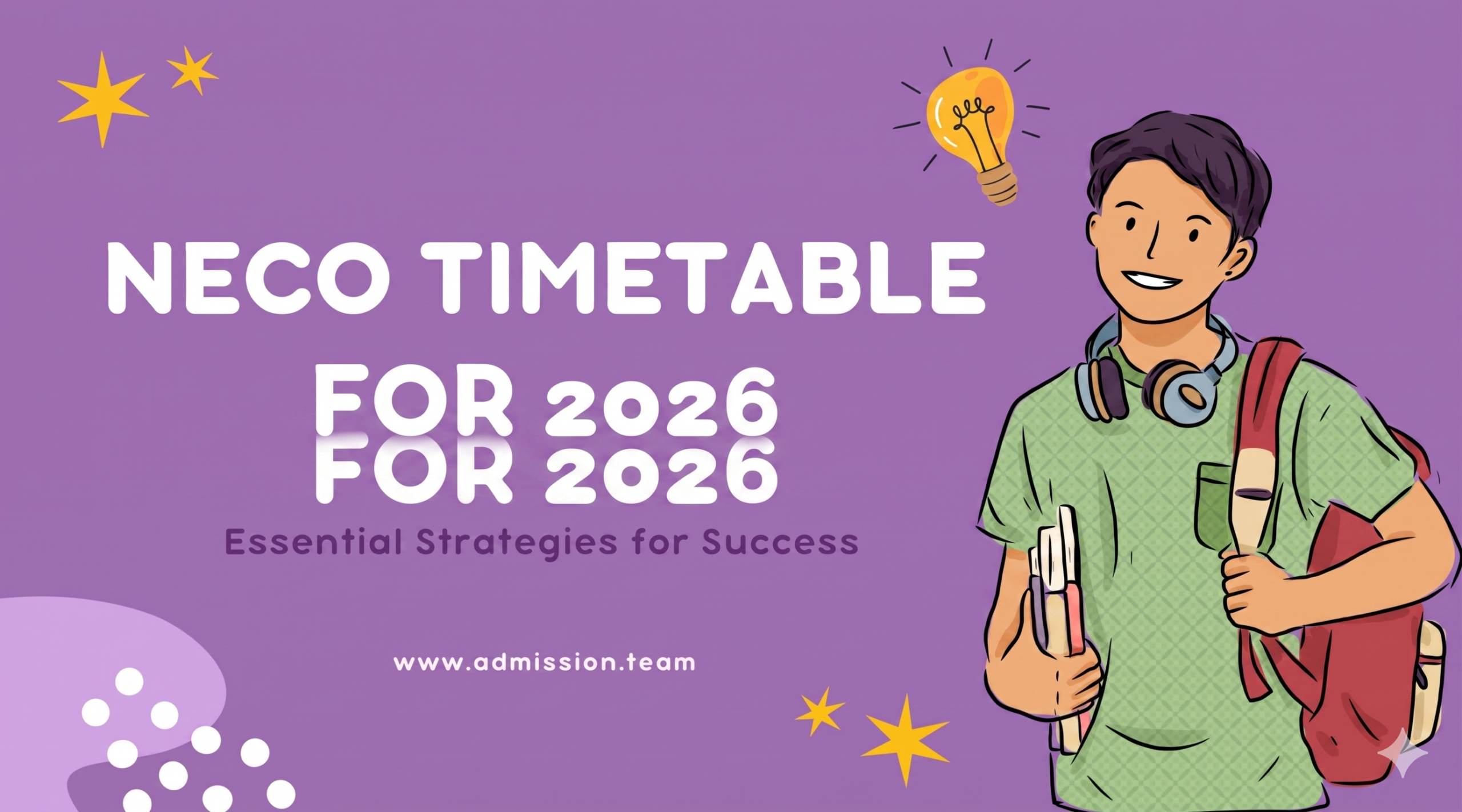 NECO Timetable in Nigeria